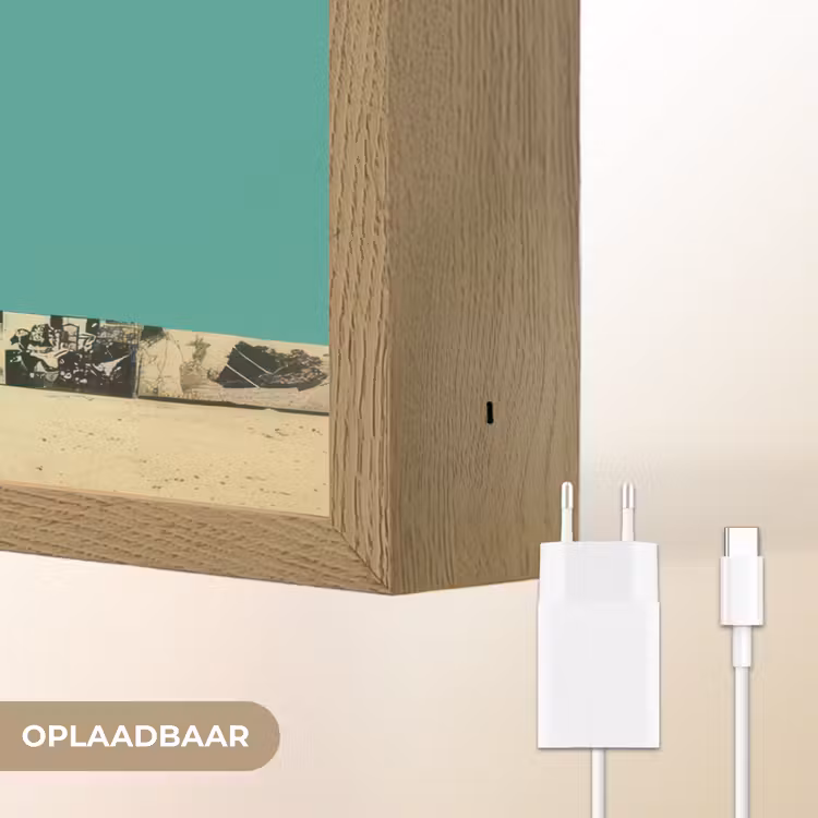 Lightbox - Wandlamp - Retro - Jongen - Hond - Rood - Groen — 7