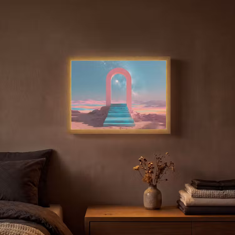 Lightbox - Wandlamp - Trap - Boog - Sterrenhemel — 3