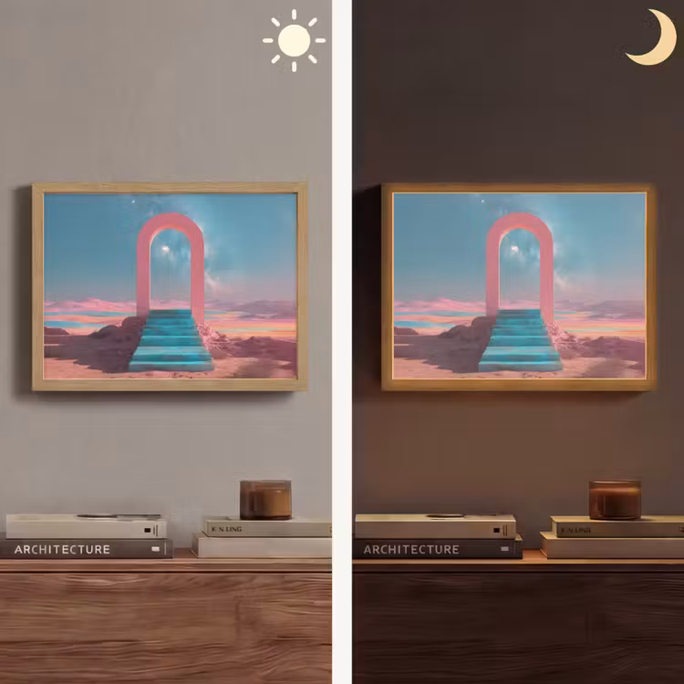 Lightbox - Wandlamp - Trap - Boog - Sterrenhemel — 6