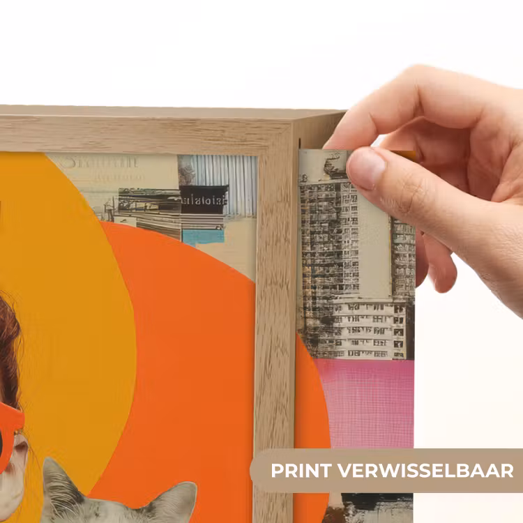 Lightbox - Wandlamp - Vrouw - Bril - Strik - Retro — 5