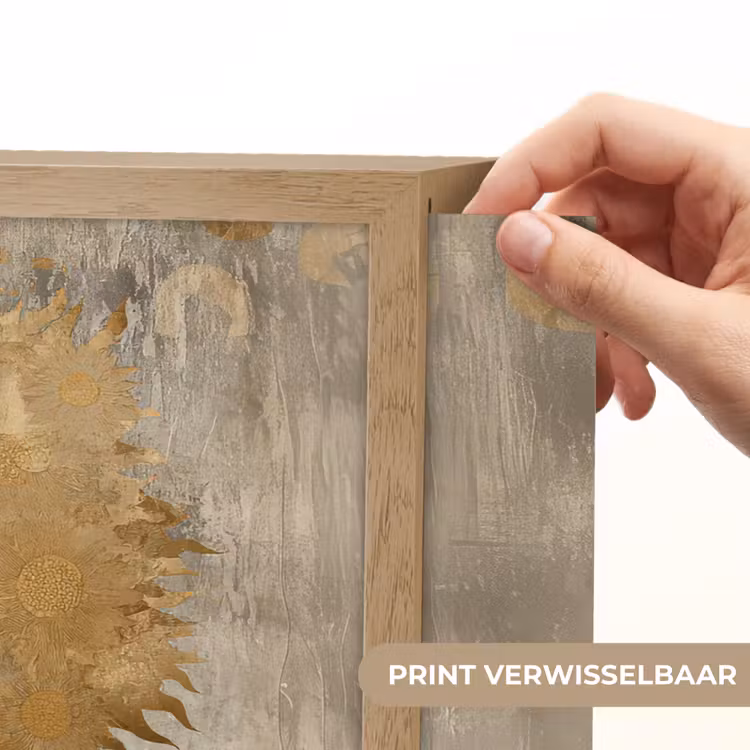 Lightbox - Wandlamp - Goud - Portret - Vrouw — 5