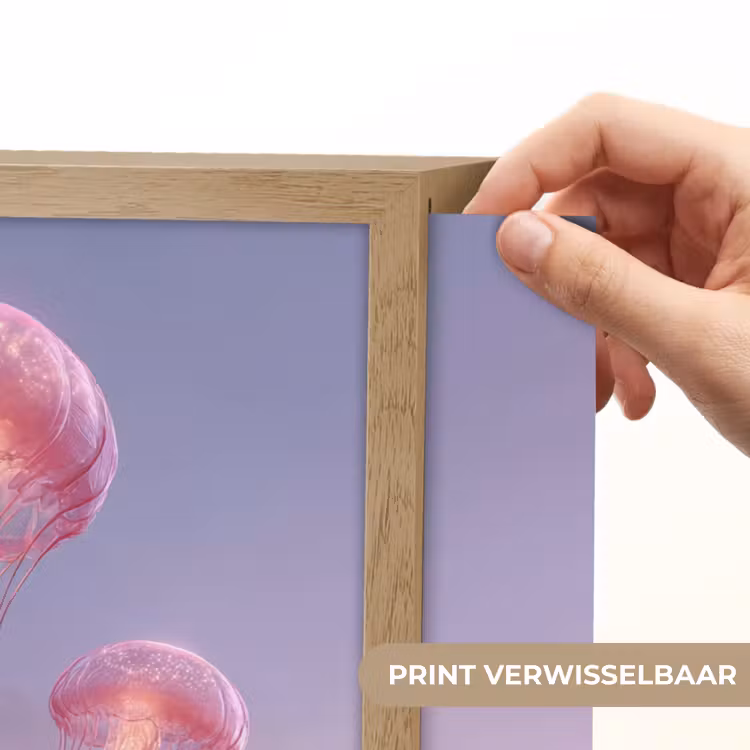 Lightbox - Wandlamp - Kwallen - Roze - Wolken — 5