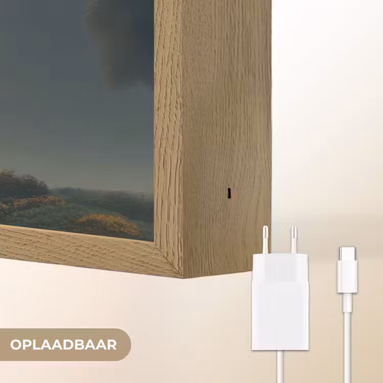 Lightbox - Wandlamp - Maan - Bomen - Wandeling — 7