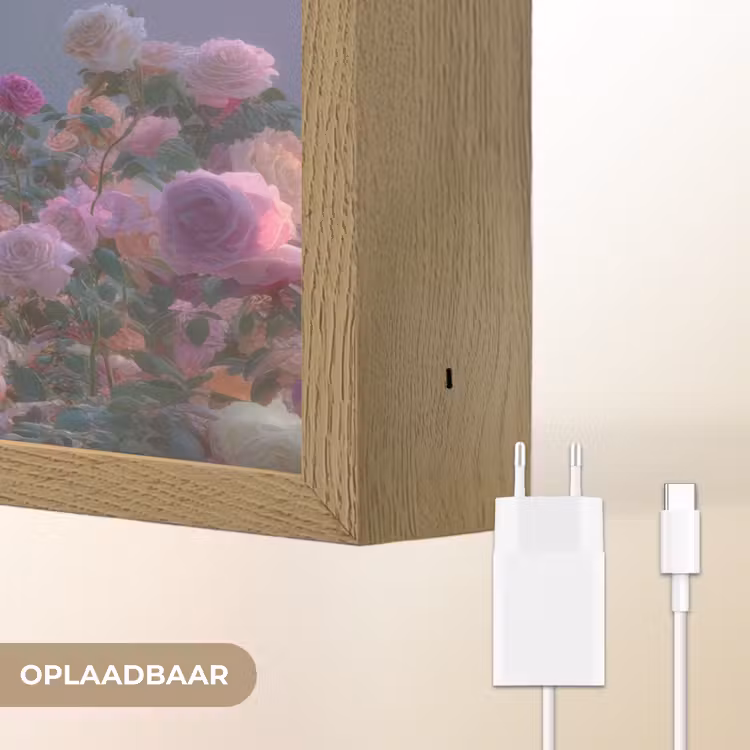 Lightbox - Wandlamp - Ufo - Rozen - Pastelkleuren — 7