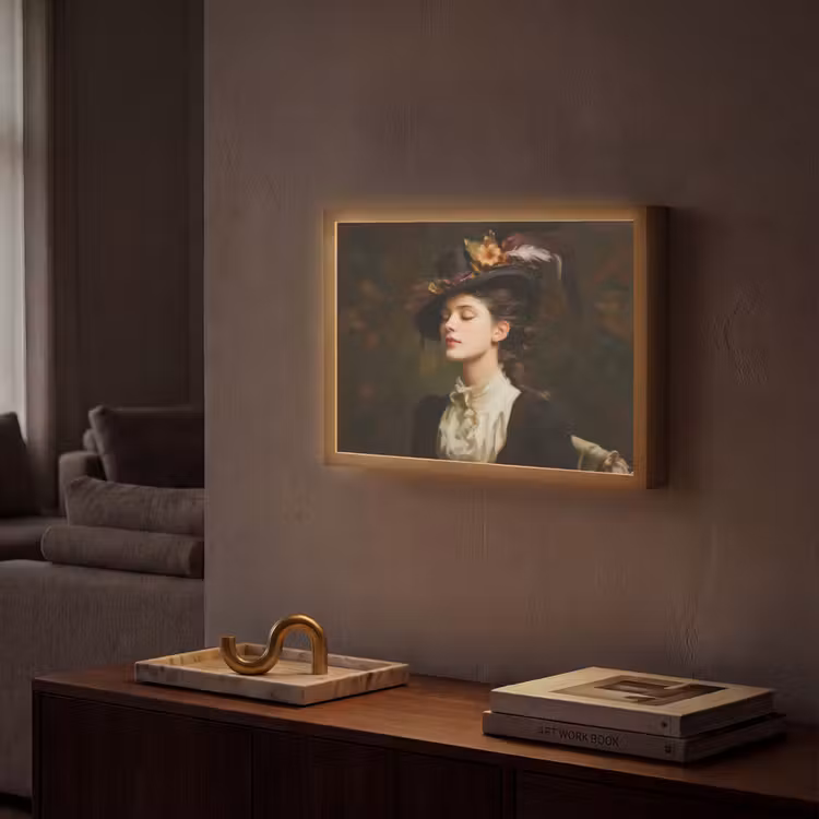 Lightbox - Wandlamp - Vrouw - Victoriaans - Portret — 2