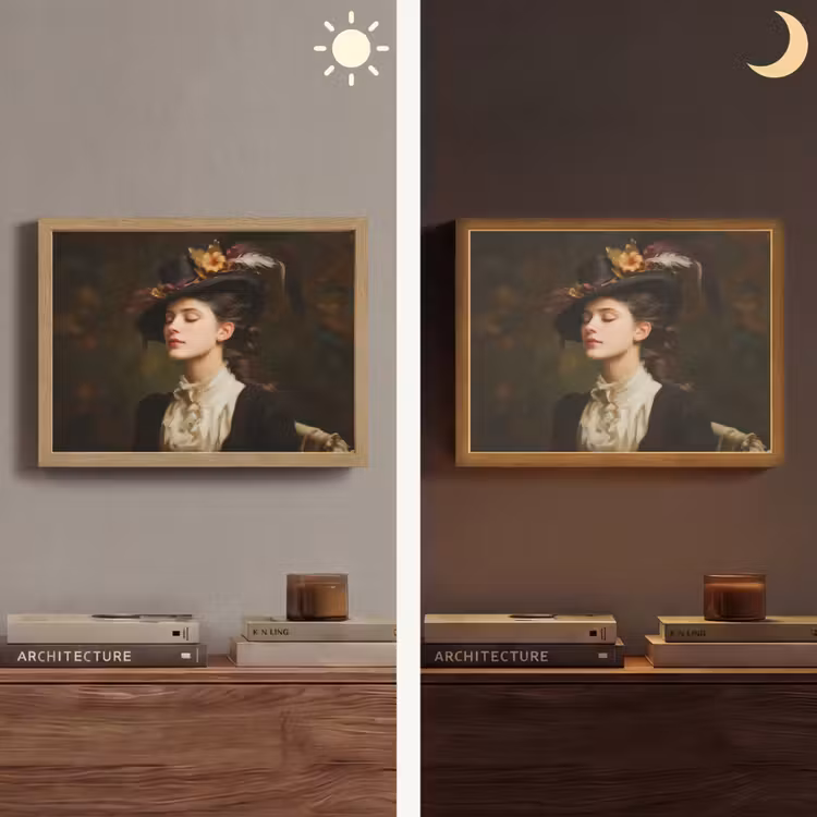 Lightbox - Wandlamp - Vrouw - Victoriaans - Portret — 6