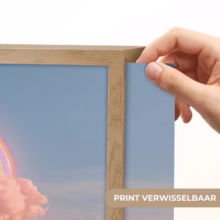 Lightbox - Wandlamp - Wolk - Regenboog - Zee — 5