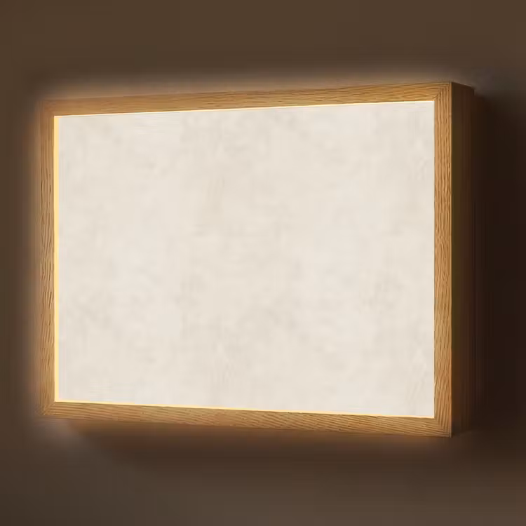 Lightbox - Wandlamp - Crème - Egaal - Beton — 1