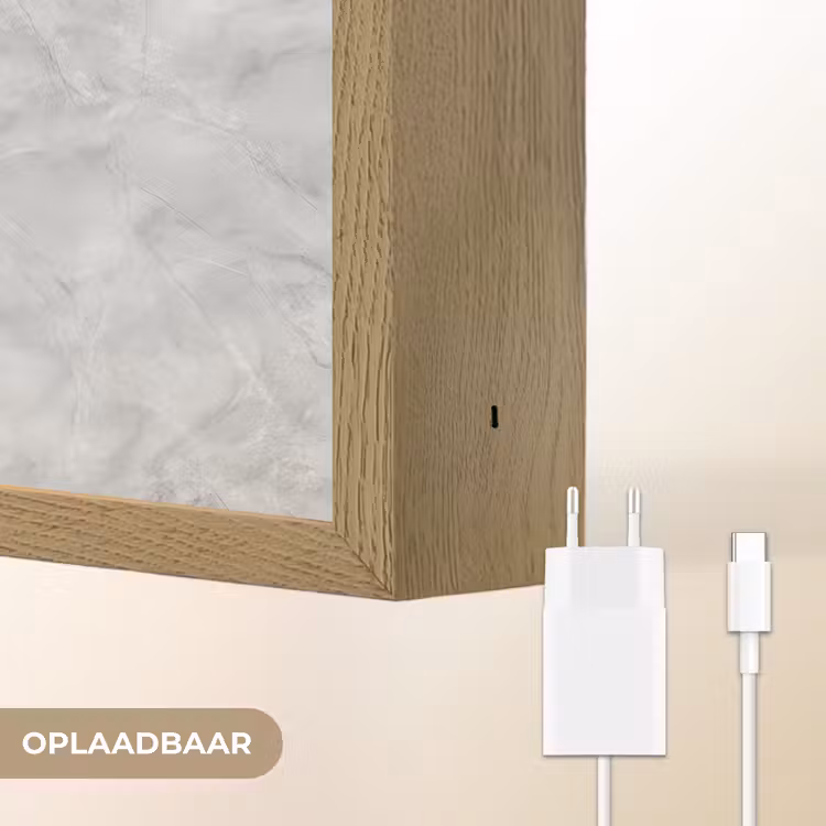 Lightbox - Wandlamp - Grijs - Marmer - Mat — 7