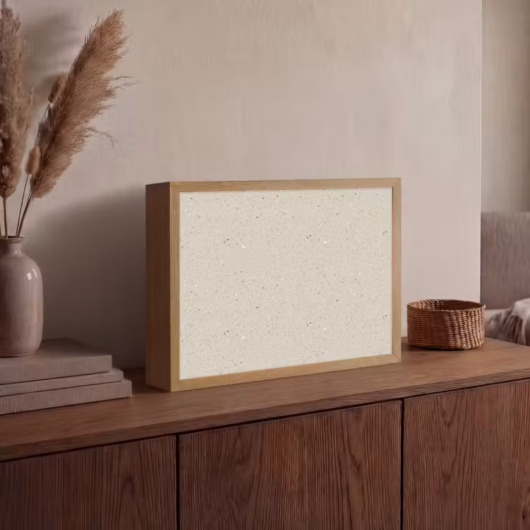 Lightbox - Wandlamp - Lichtbeige - Terrazzo - Grijs — 4