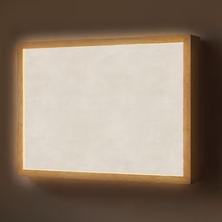 Lightbox - Wandlamp - Zandkleurig - Modern - Egaal — 1