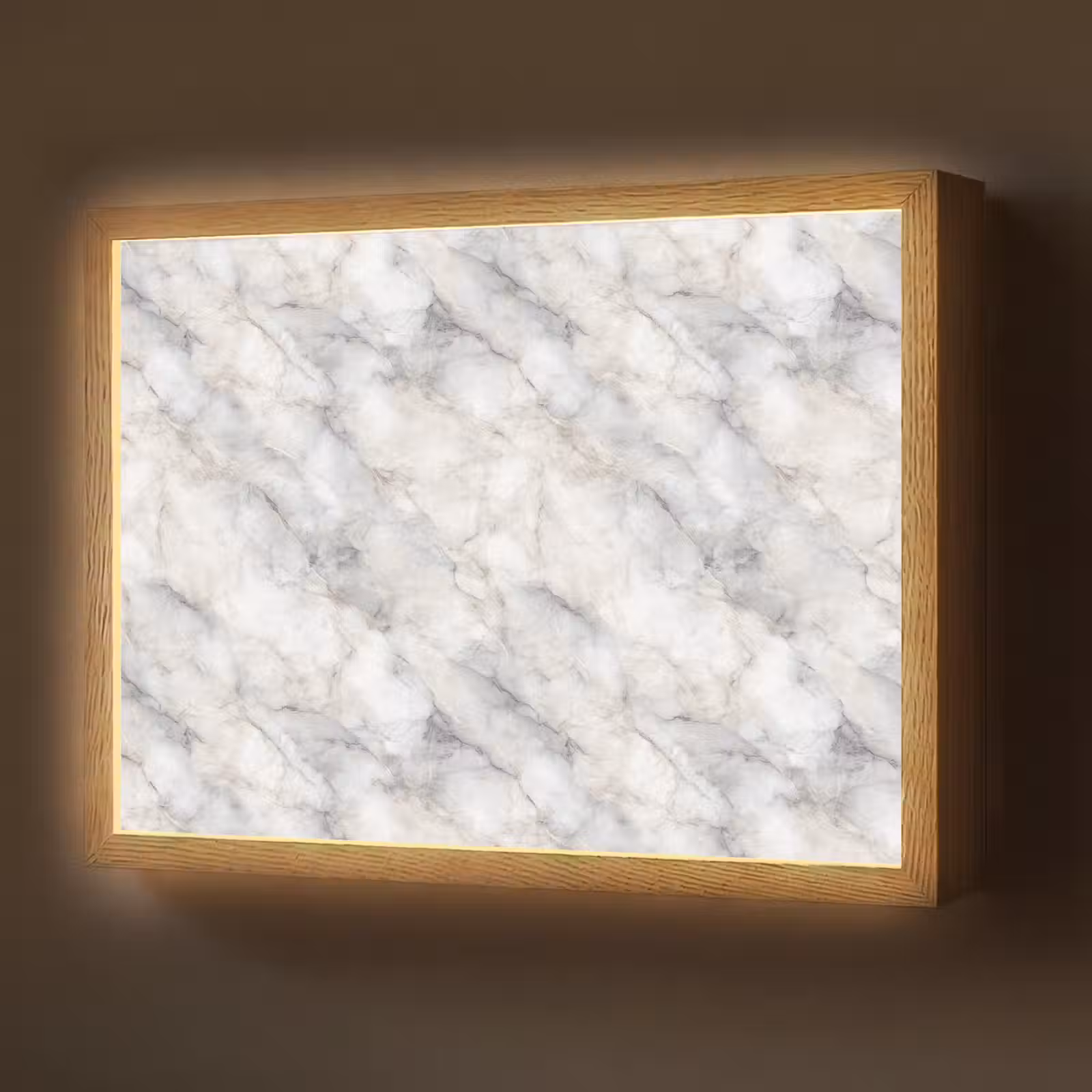 Lightbox - Wandlamp - Grijs - Marmer - Gedetailleerd — 1