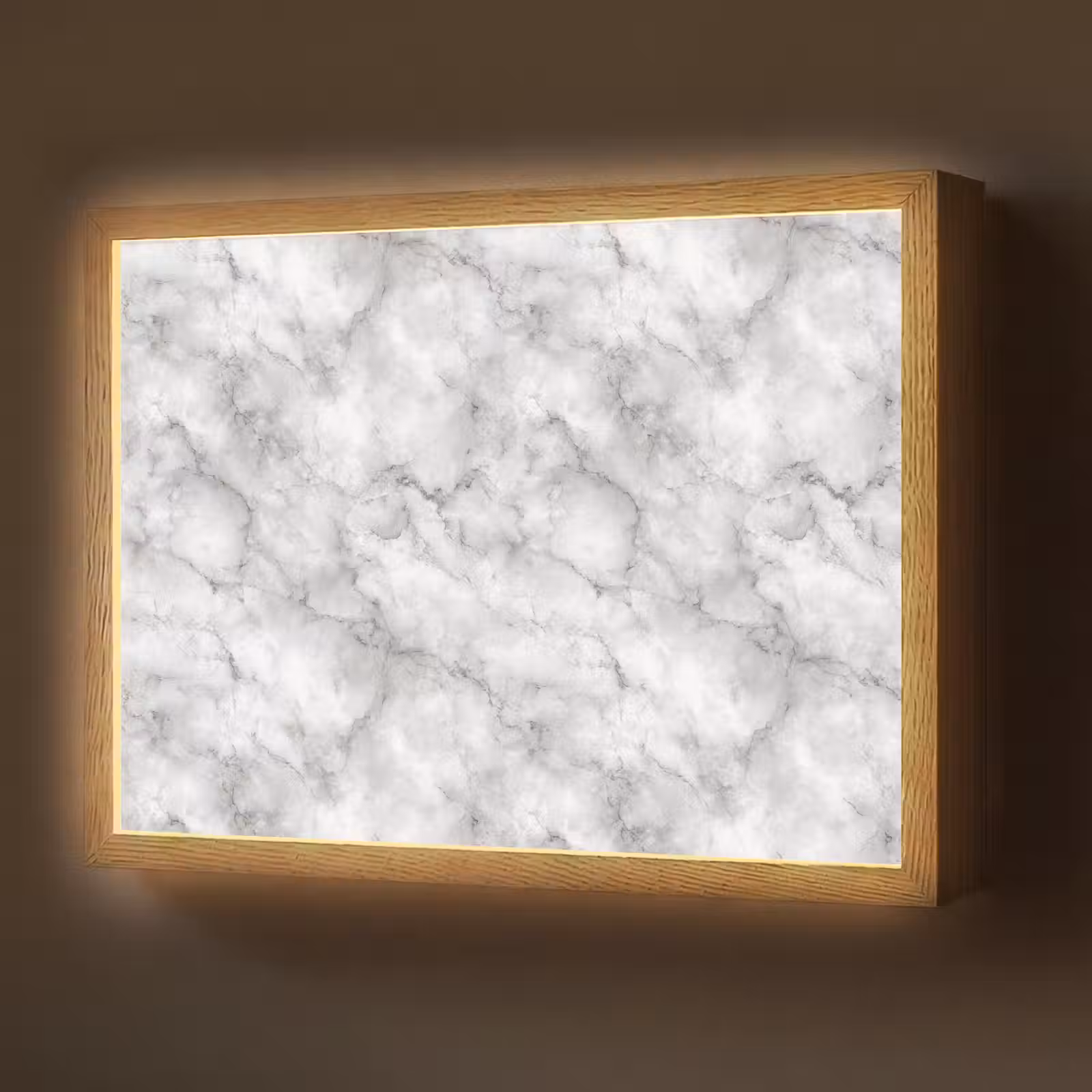 Lightbox - Wandlamp - Grijs - Marmer - Klassiek - Aders — 1