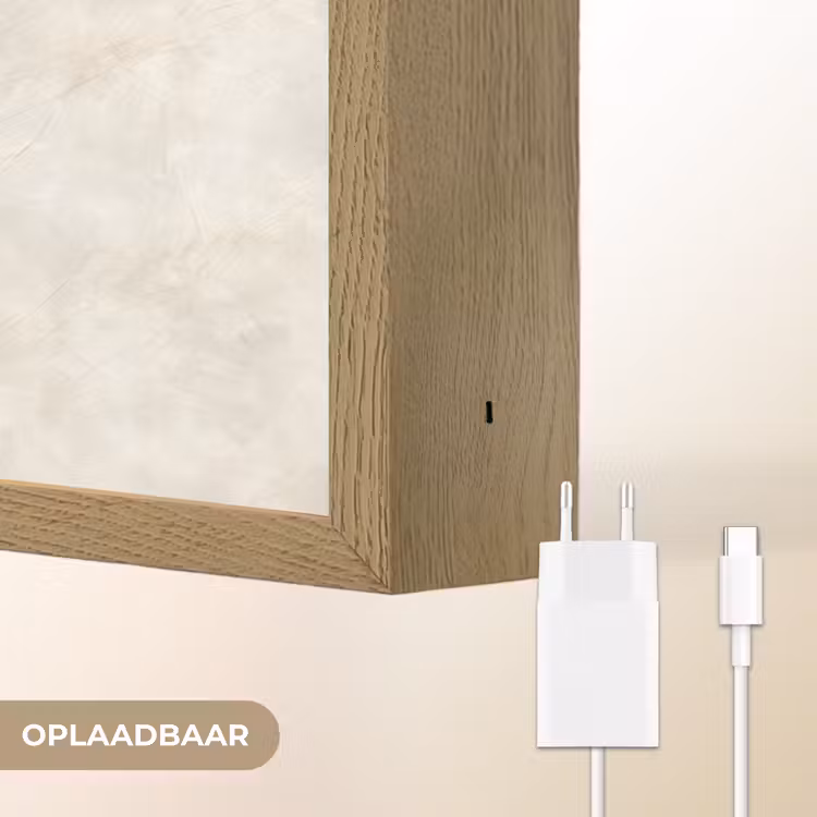 Lightbox - Wandlamp - Crèmebeige - Marmer - Aders — 7