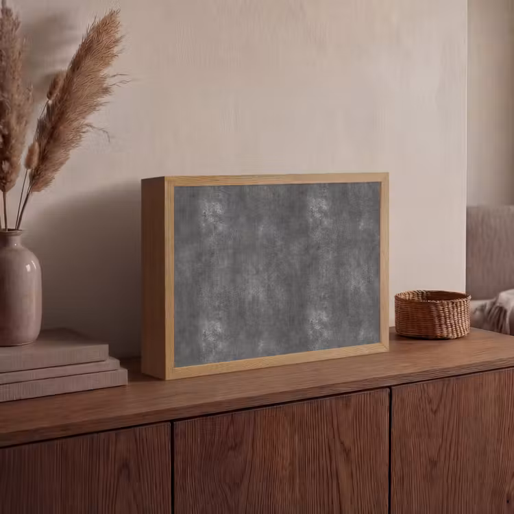 Lightbox - Wandlamp - Donkergrijs - Ruw - Beton — 4