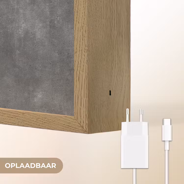 Lightbox - Wandlamp - Donkergrijs - Ruw - Beton — 7