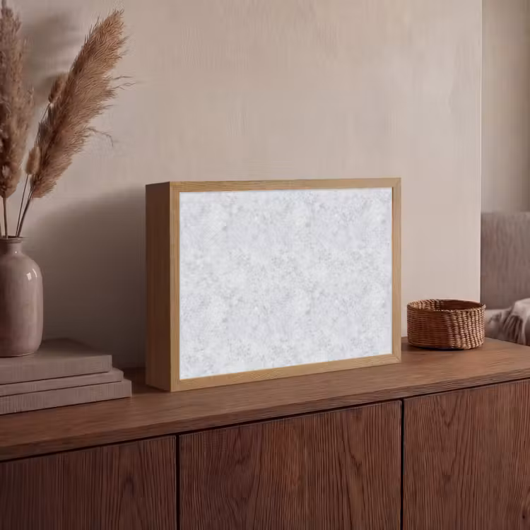 Lightbox - Wandlamp - Grijs - Terrazzo-effect - Beton — 4