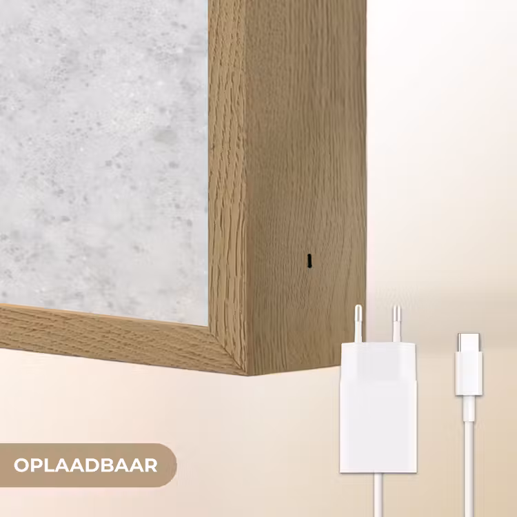 Lightbox - Wandlamp - Grijs - Terrazzo-effect - Beton — 7
