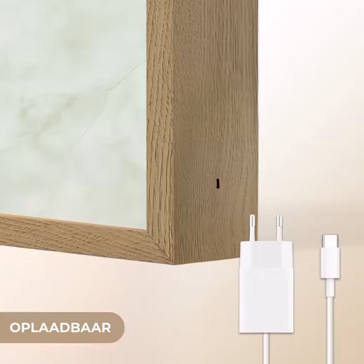Lightbox - Wandlamp - Groen - Marmer - Vloeiende aders — 7