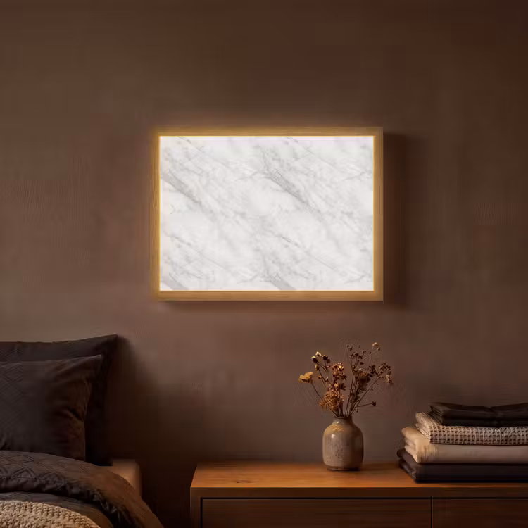 Lightbox - Wandlamp - Klassiek - Marmer - Grijs — 3