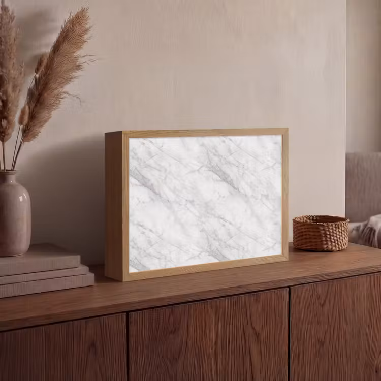 Lightbox - Wandlamp - Klassiek - Marmer - Grijs — 4