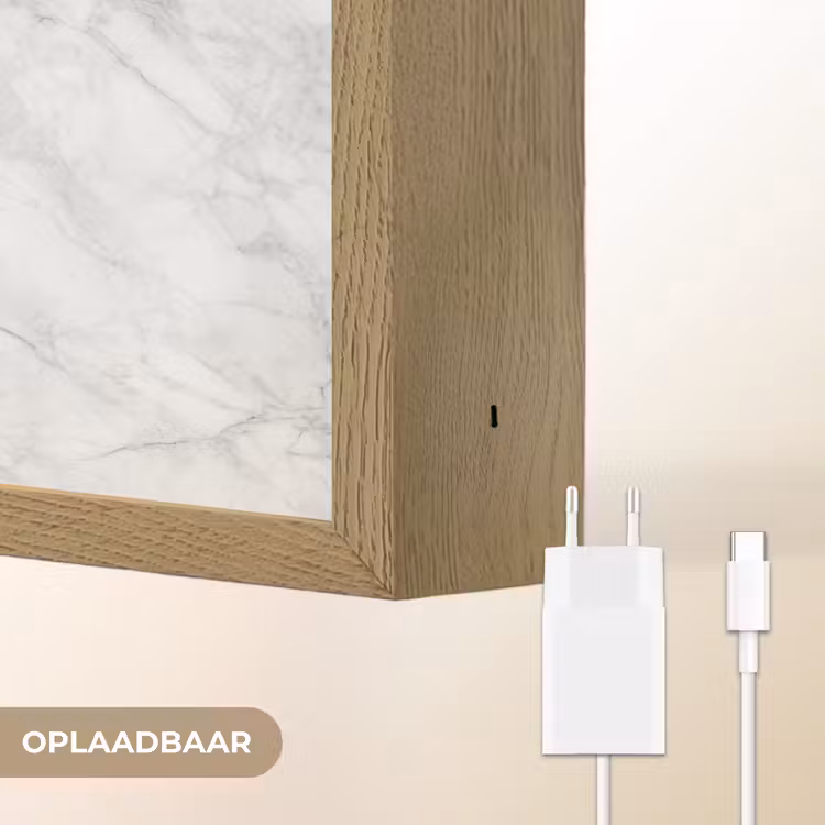 Lightbox - Wandlamp - Klassiek - Marmer - Grijs — 7