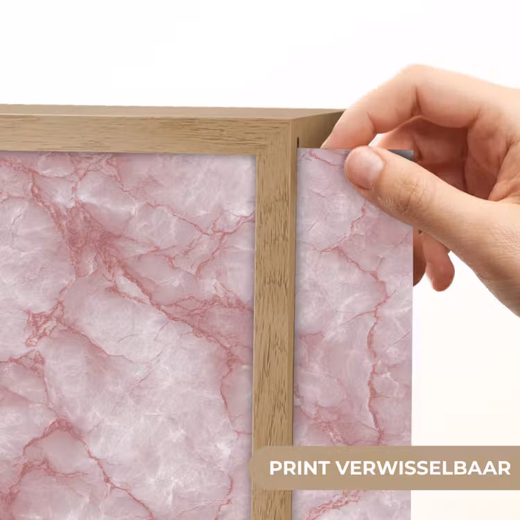 Lightbox - Wandlamp - Roze - Kwartsmarmer - Aders — 5