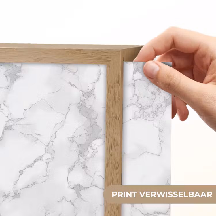 Lightbox - Wandlamp - Wit - Marmer - Grijs — 5