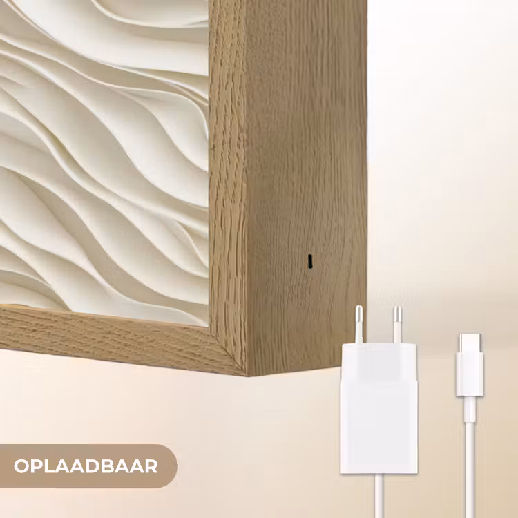 Lightbox - Wandlamp - Golven - Wit - Minimalistisch — 7