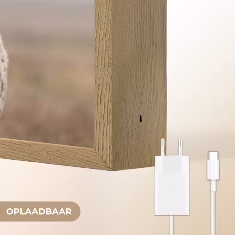 Lightbox - Wandlamp - Longhorn - Grasveld - Dier — 7