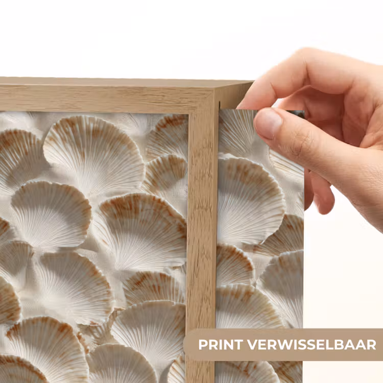 Lightbox - Wandlamp - Schelpen - Waaiervorm - Wit — 5