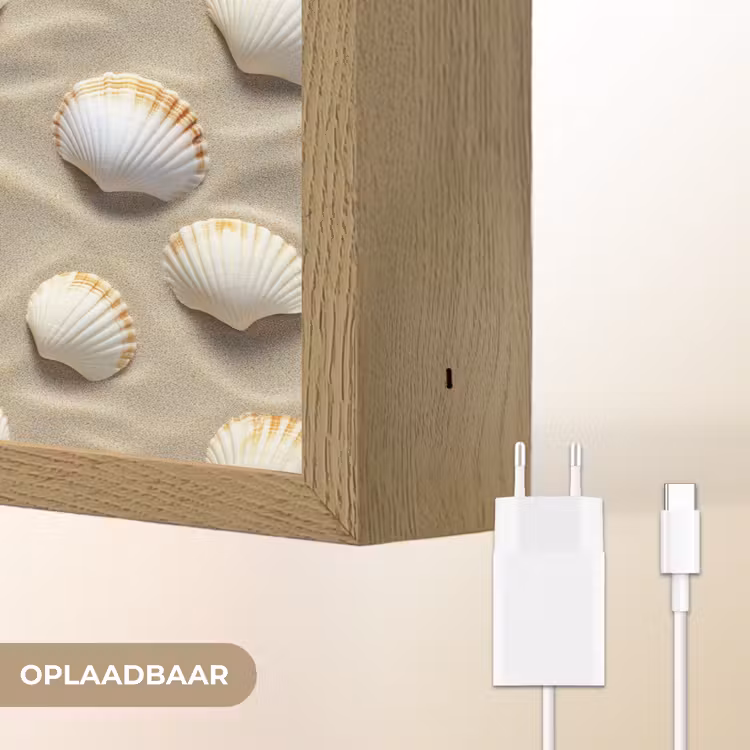 Lightbox - Wandlamp - Schelpen - Zand - Maritiem — 7