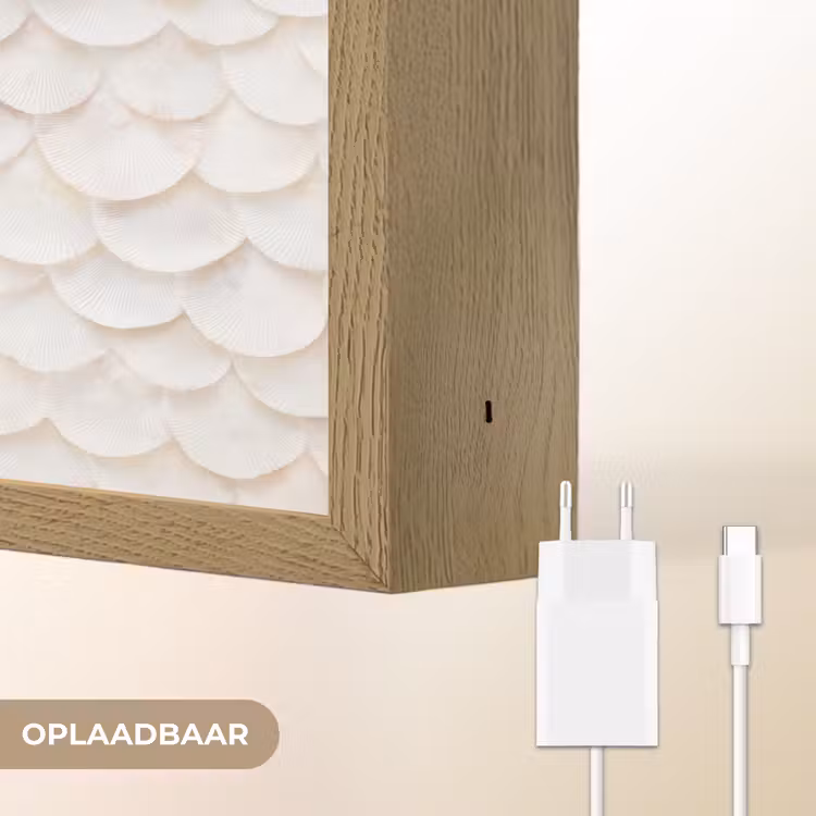 Lightbox - Wandlamp - Schubben - Wit - Elegant — 7