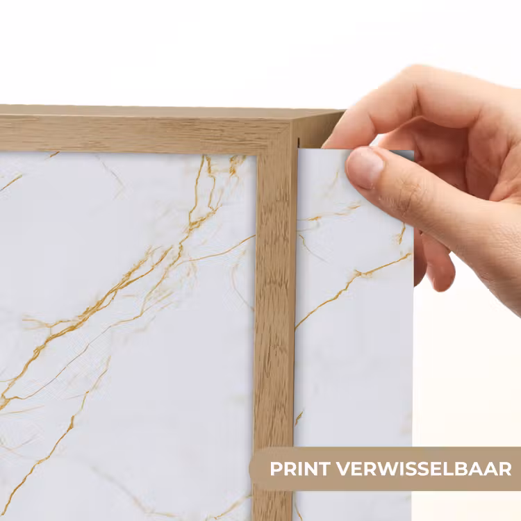 Lightbox - Wandlamp - Wit - Marmer - Goud - Luxueus — 5