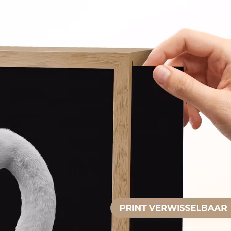 Lightbox - Wandlamp - Zwanen - Hart - Zwart - Wit — 5