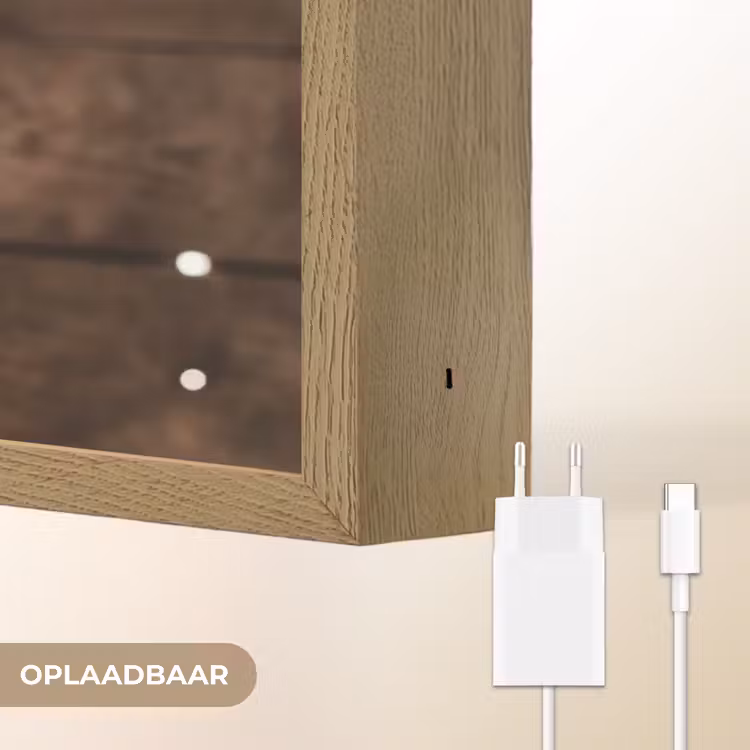 Lightbox - Wandlamp - Kalf - Oormerk - Houten stal — 7