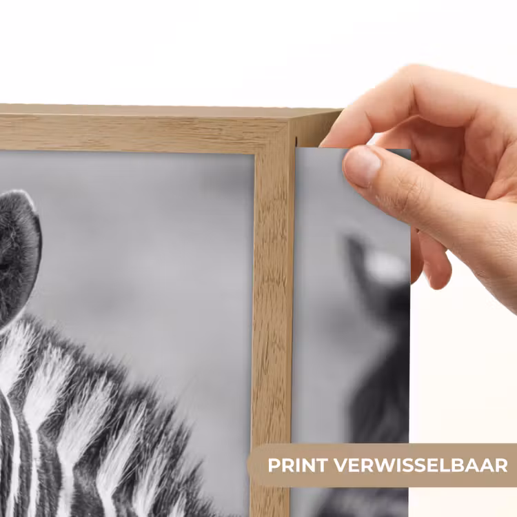Lightbox - Wandlamp - Zebra's - Zwart - Wit — 5