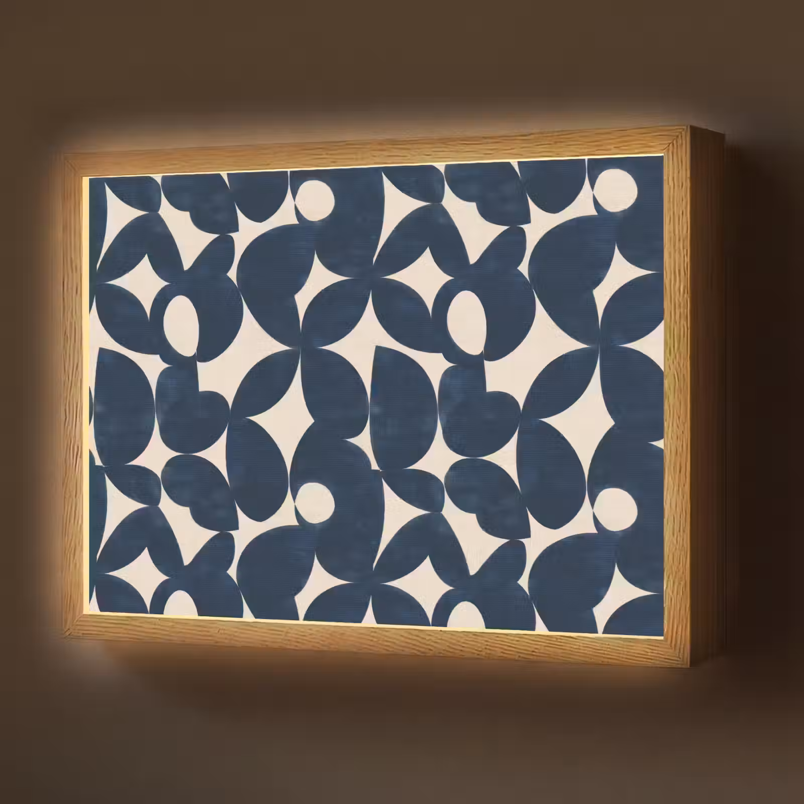 Lightbox - Wandlamp - Modern - Geometrisch - Blauw — 1