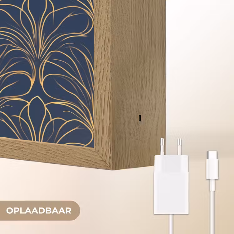 Lightbox - Wandlamp - Deco - Waaier - Blauw — 7