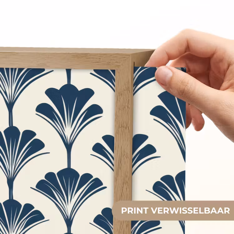 Lightbox - Wandlamp - Klassiek - Motief - Blauw — 5