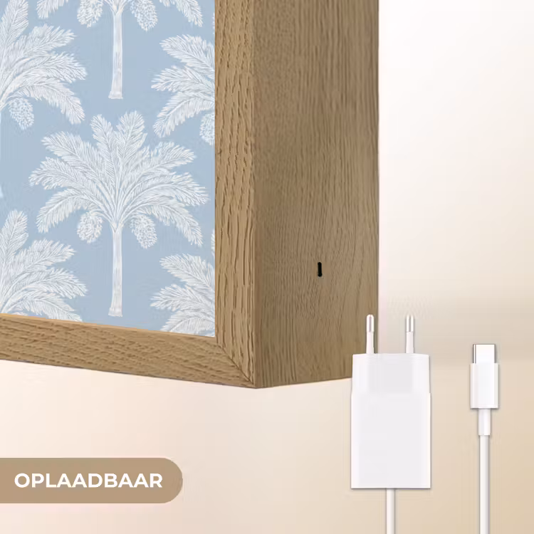 Lightbox - Wandlamp - Palmboom - Modern - Blauw — 7