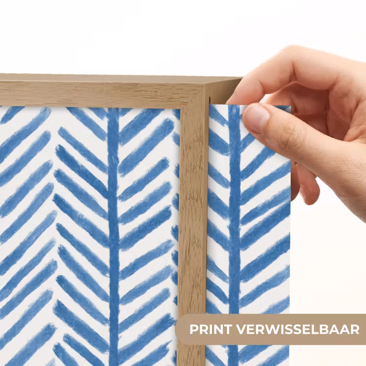 Lightbox - Wandlamp - Patroon - Streep - Blauw — 5