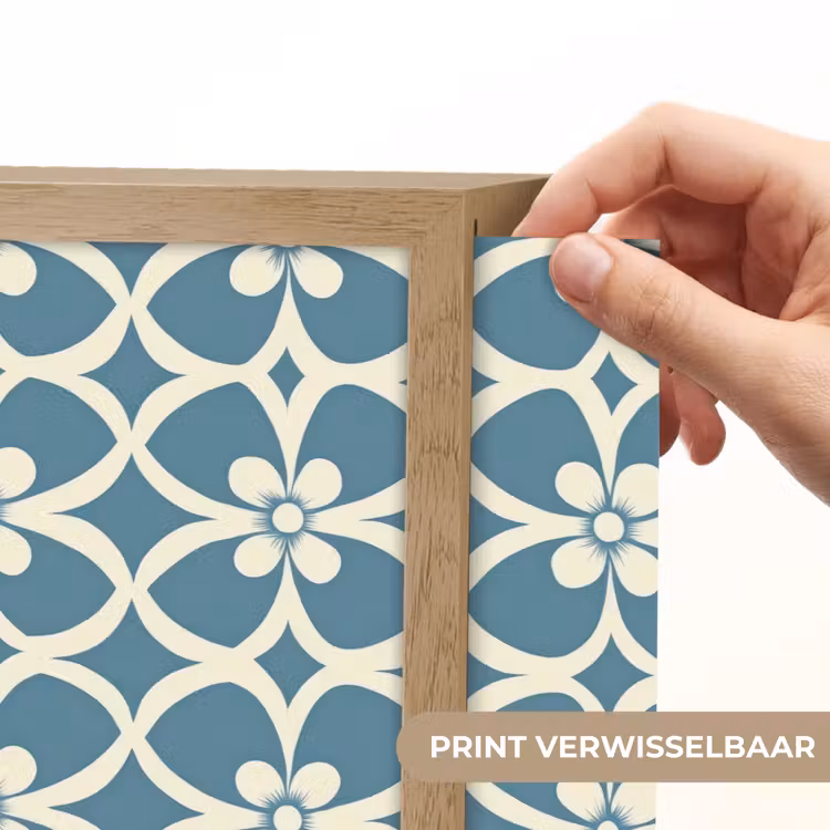 Lightbox - Wandlamp - Patroon - Symmetrisch - Blauw — 5