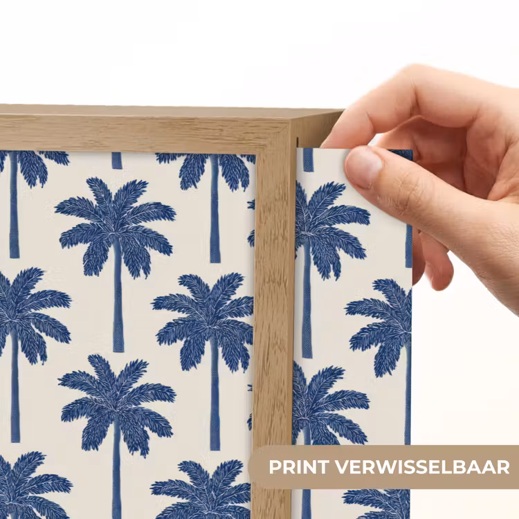 Lightbox - Wandlamp - Symmetrisch - Palm - Blauw — 5