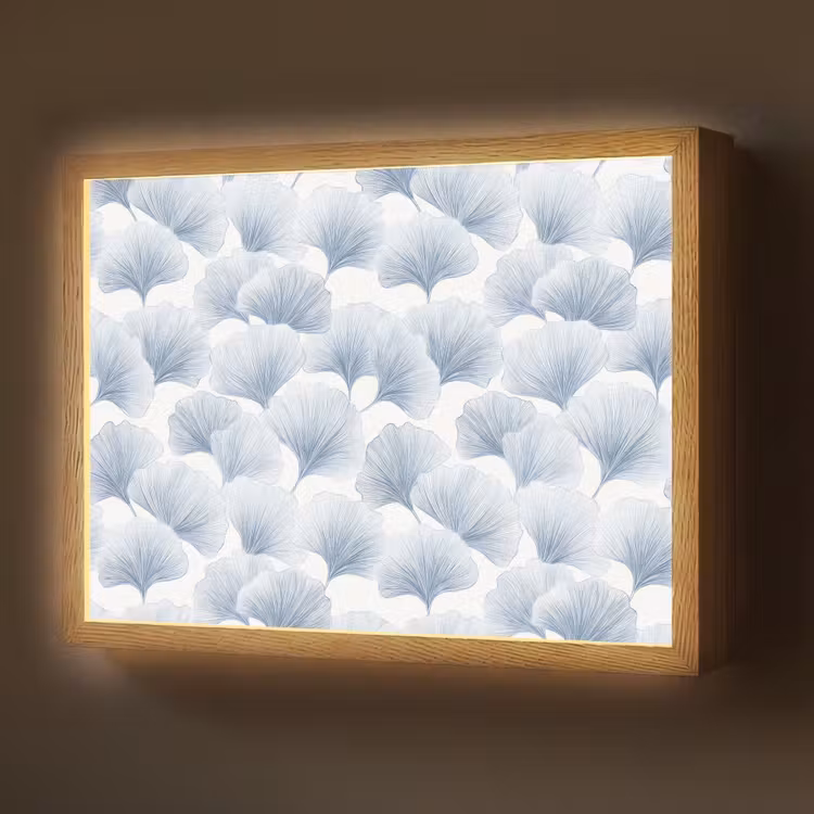 Lightbox - Wandlamp - Waaier - Modern - Blauw — 1