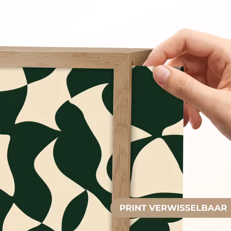 Lightbox - Wandlamp - Groen - Organische vlakken - Crème — 5