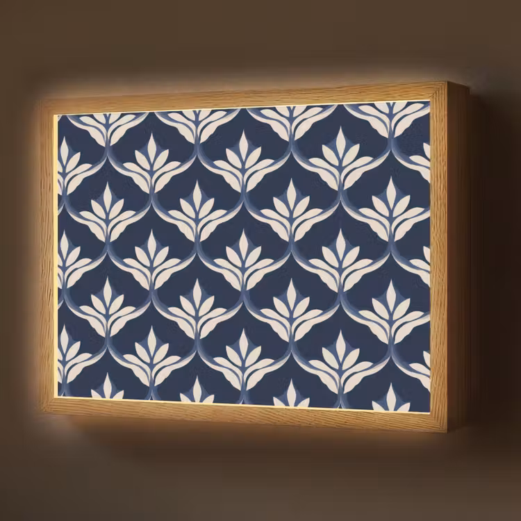 Lightbox - Wandlamp - Modern - Ontwerp - Blauw — 1