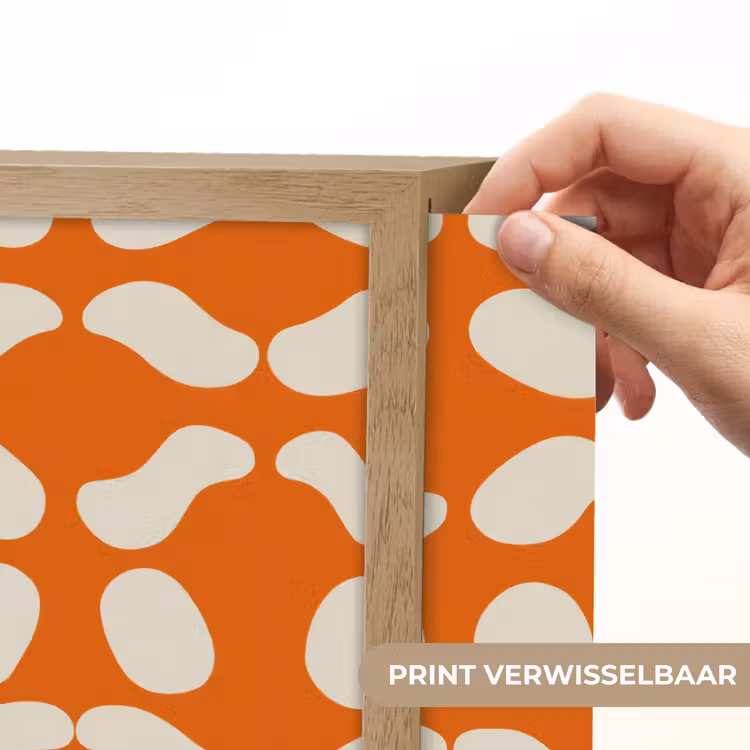 Lightbox - Wandlamp - Oranje - Organische vormen - Wit — 5