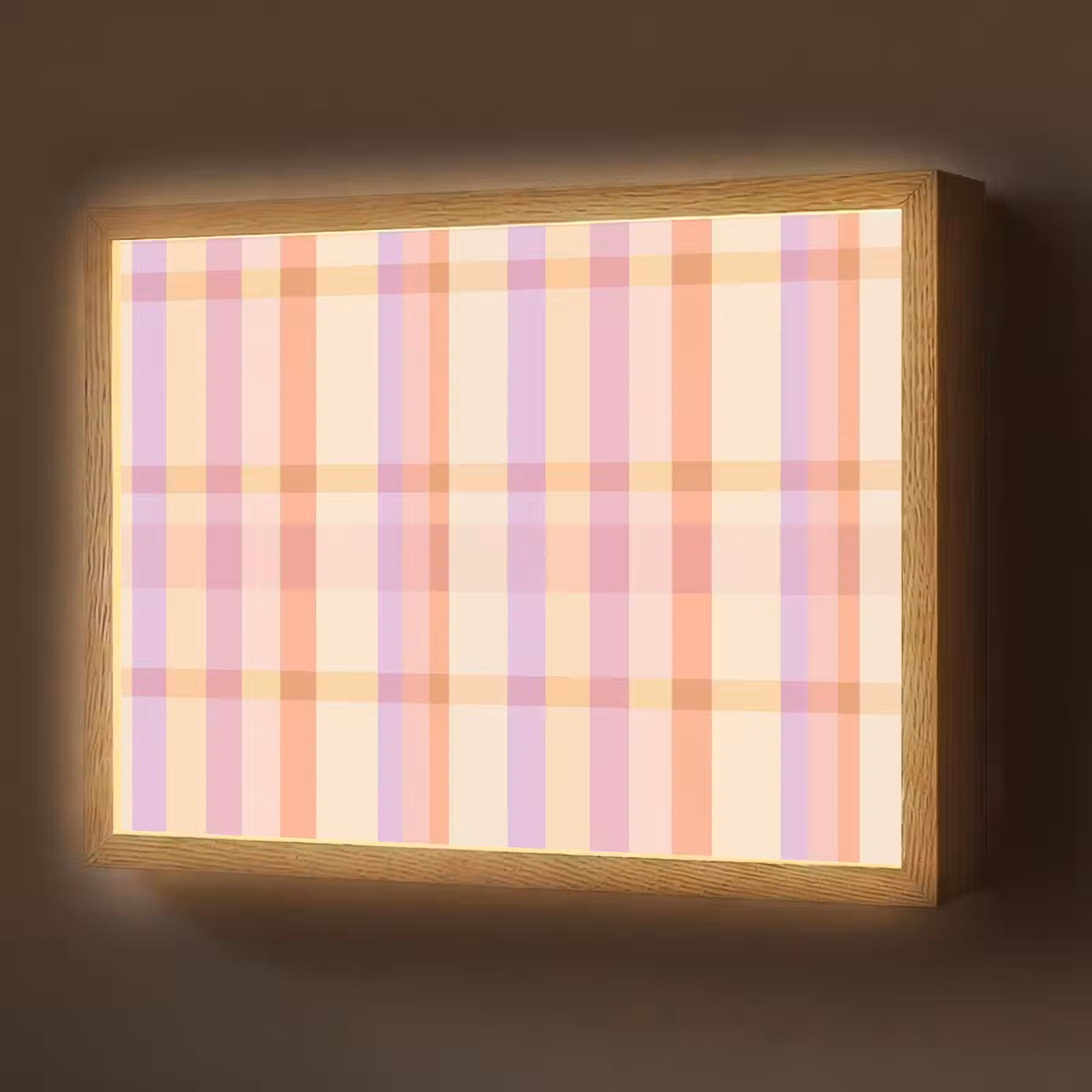 Lightbox - Wandlamp - Pastel - uitpatroon - Geometrisch — 1