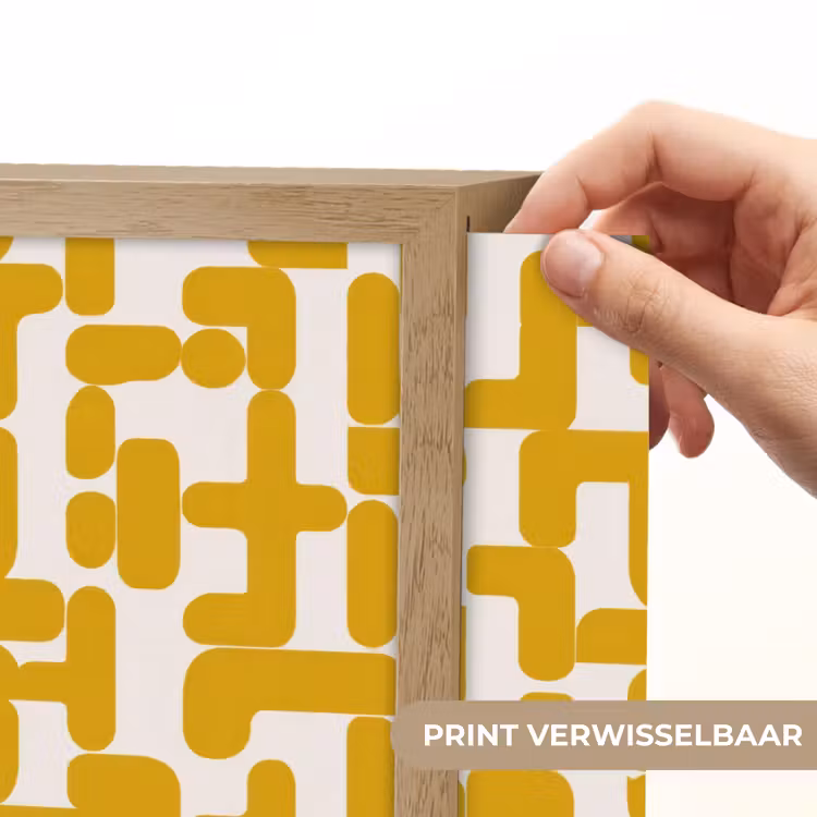 Lightbox - Wandlamp - Geel - Beige - Patroon — 5